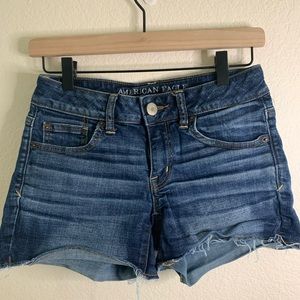 American Eagle Distressed Denim Shorts